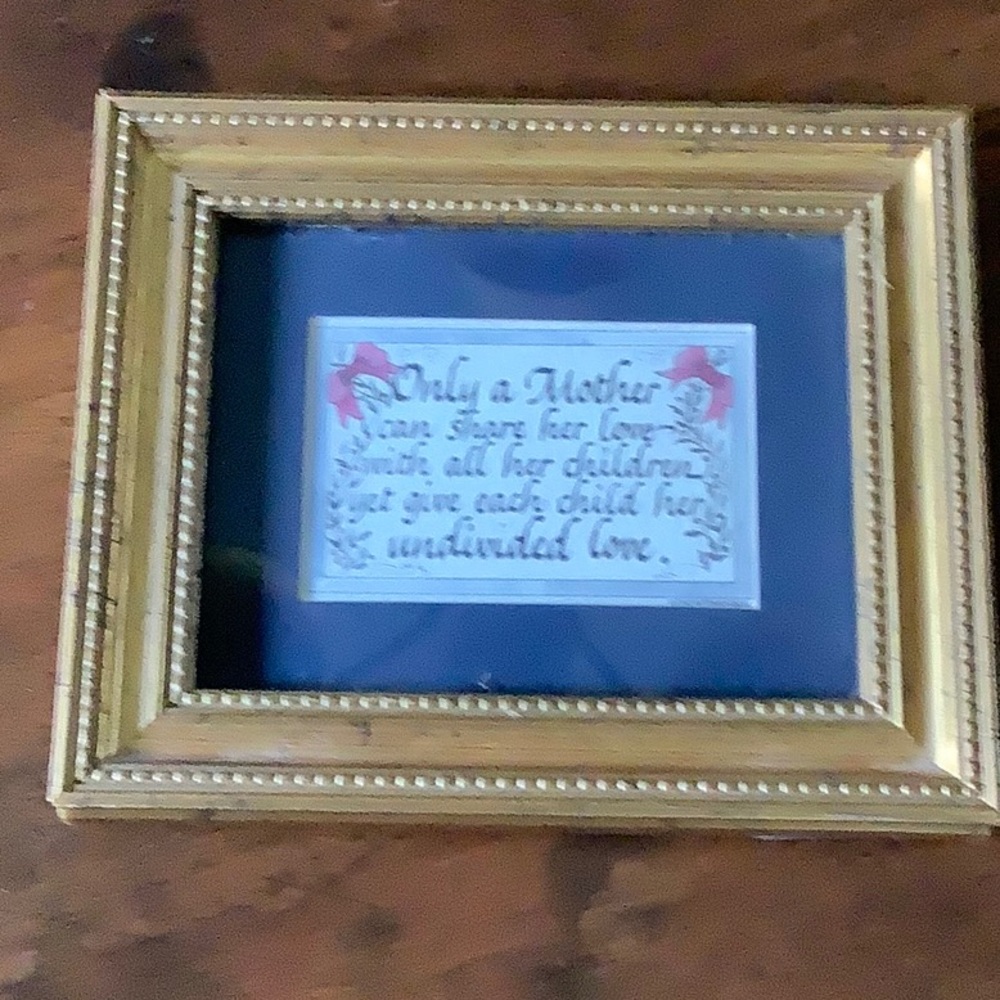 Calligraphy Framed Quote